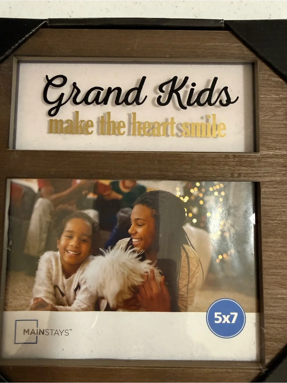 Mainstays Grand Kids Make the Heart Smile 5x7 Photo Frame